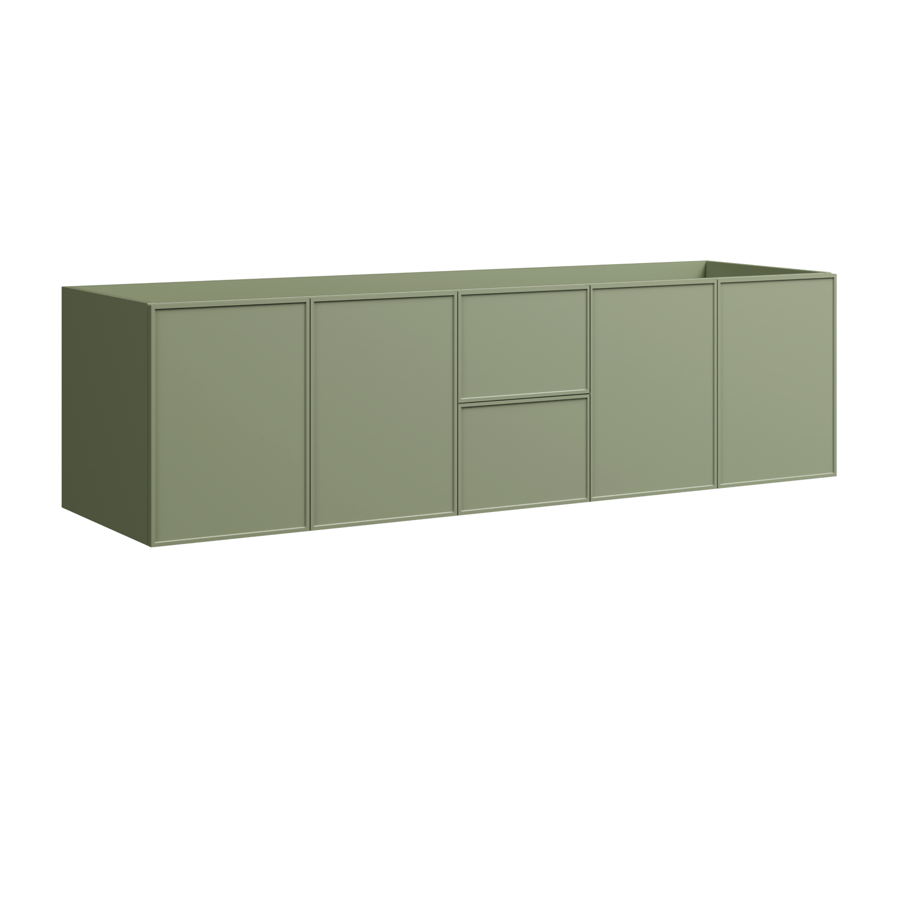 Timberline Natick 72" x 21" x 20" Wall Mounted Double Vanity by Timberline