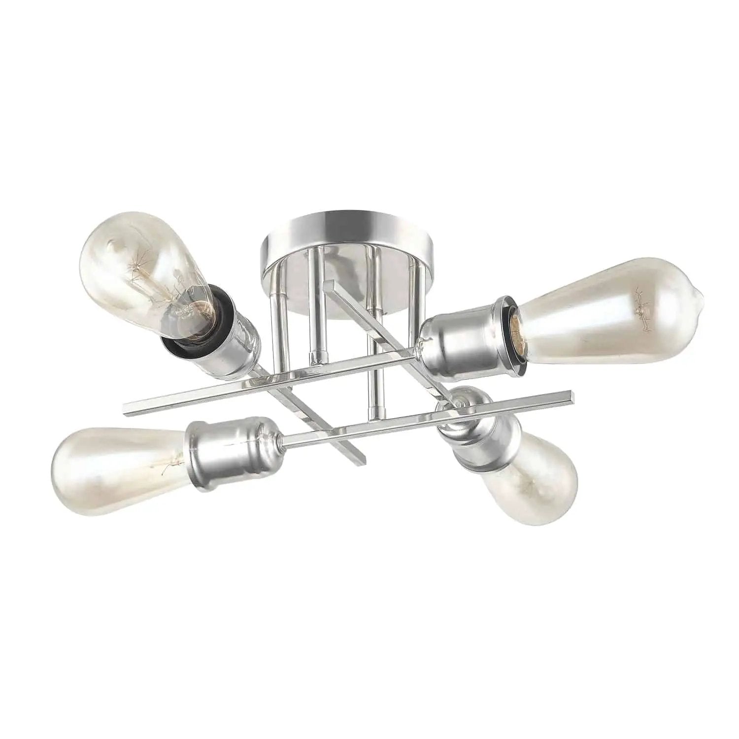 Dainolite 4 Light Incandescent Semi Flush Mount by Dainolite