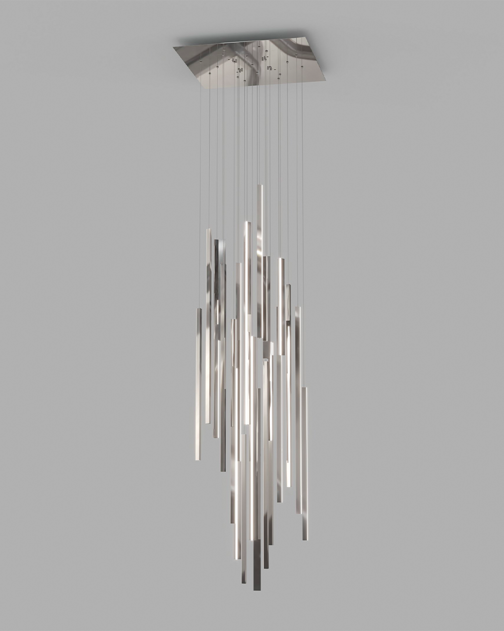 chrome chandelier
