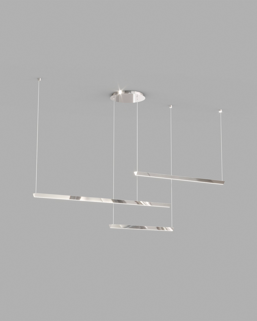 chrome chandelier
