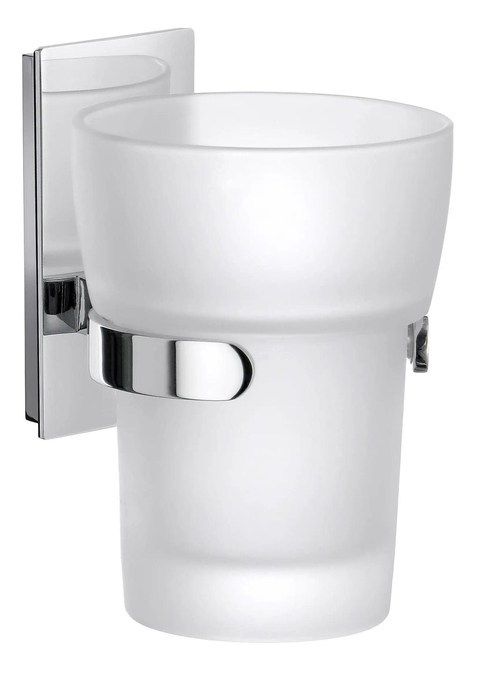 polished chrome tumbler