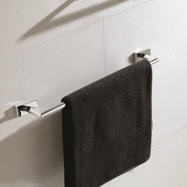 chrome towel bar