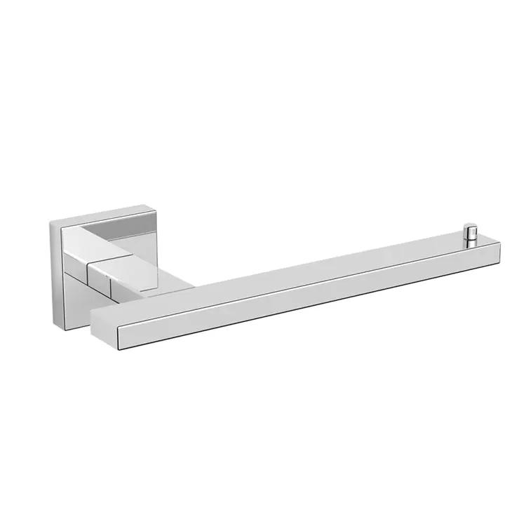 polished chrome toilet paper holder