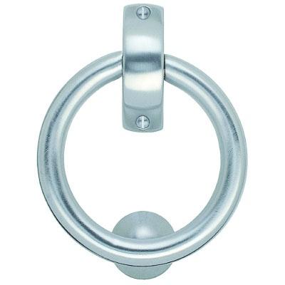 brushed chrome door knocker