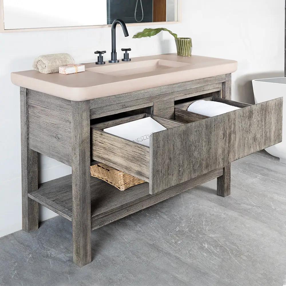 driftwood vanity