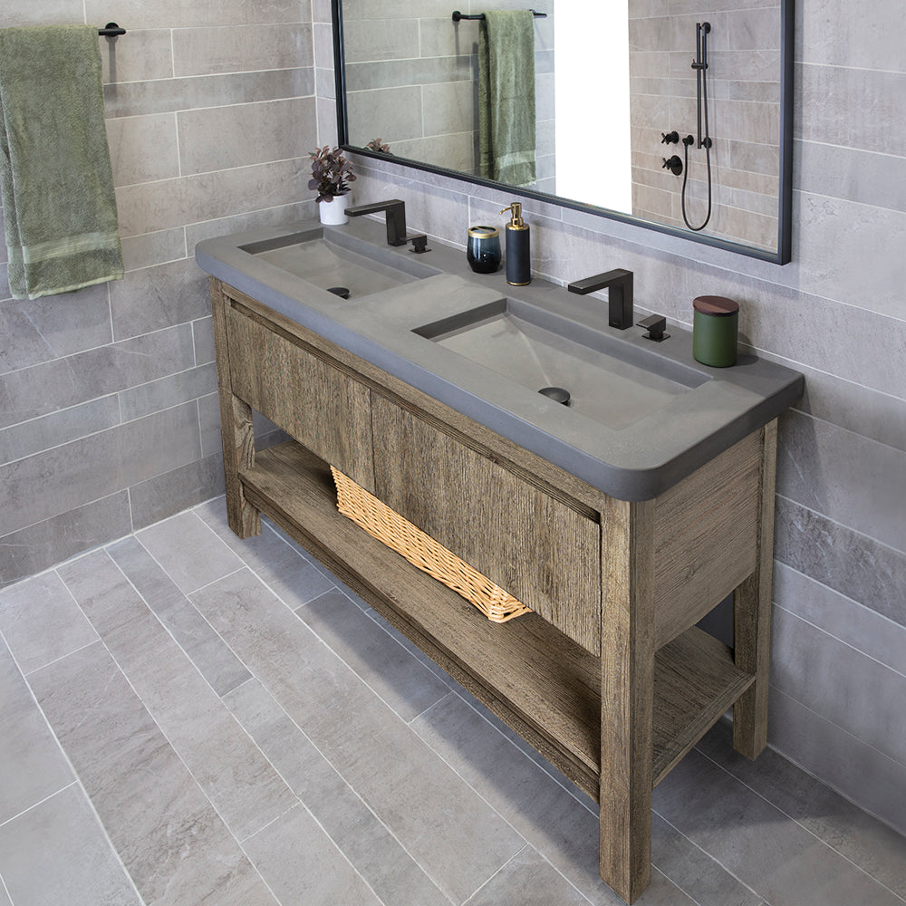 driftwood vanity