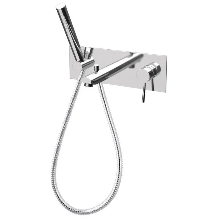 chrome tub filler