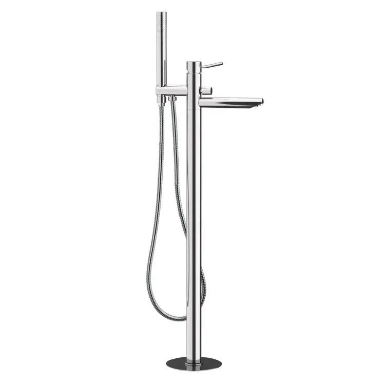 chrome tub filler