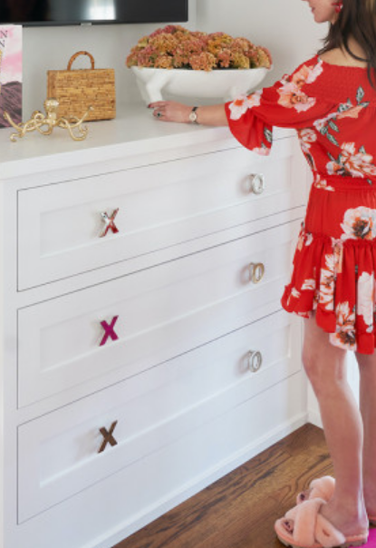 polished nickel pull