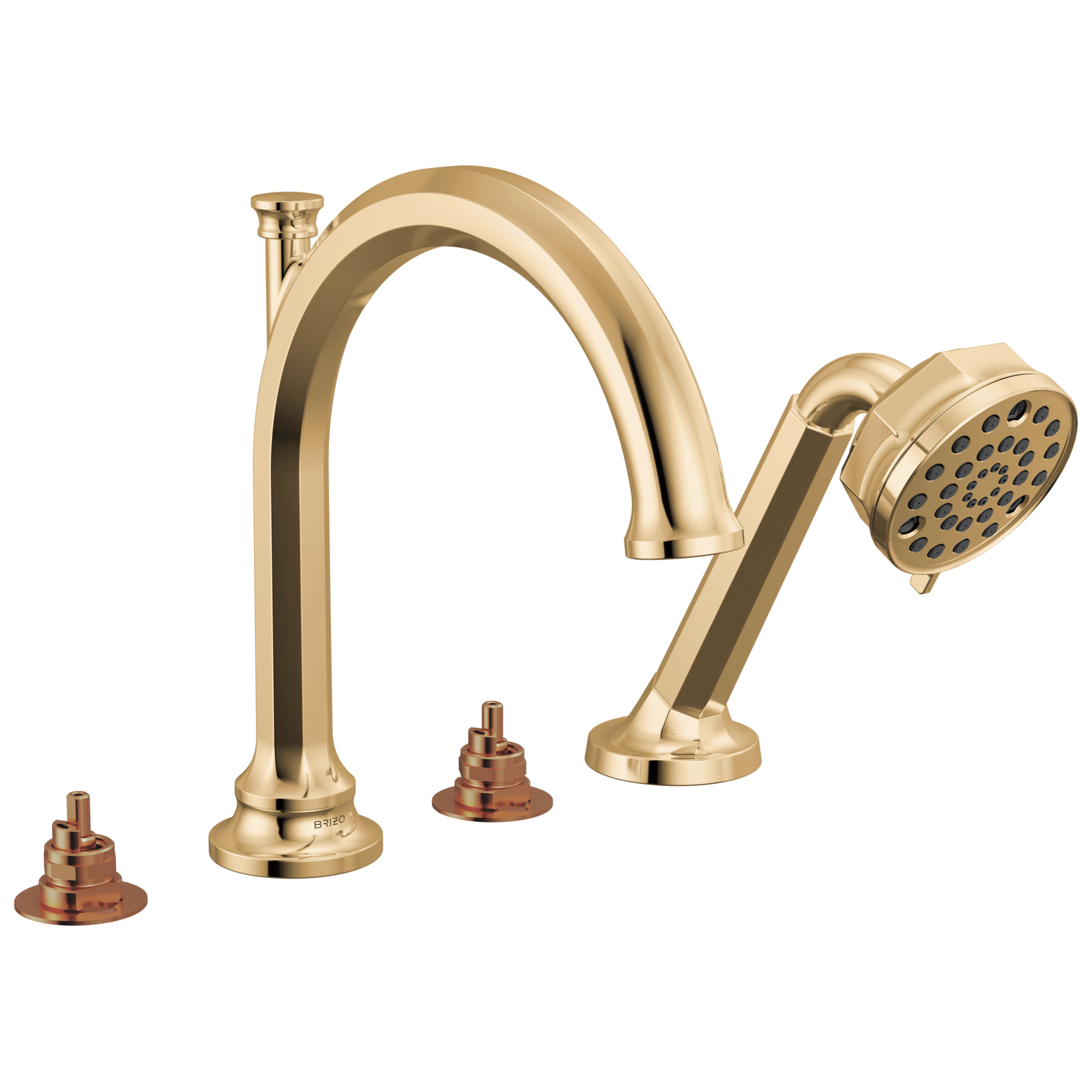 Brizo Beauclere Roman Tub Faucet With Handshower - Less Handles by Brizo