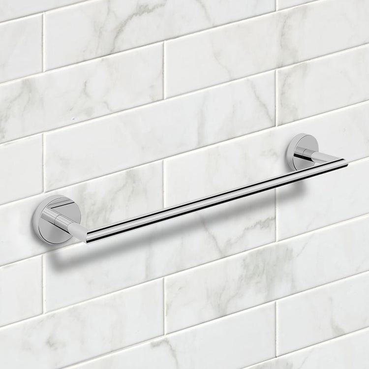 chrome towel bar
