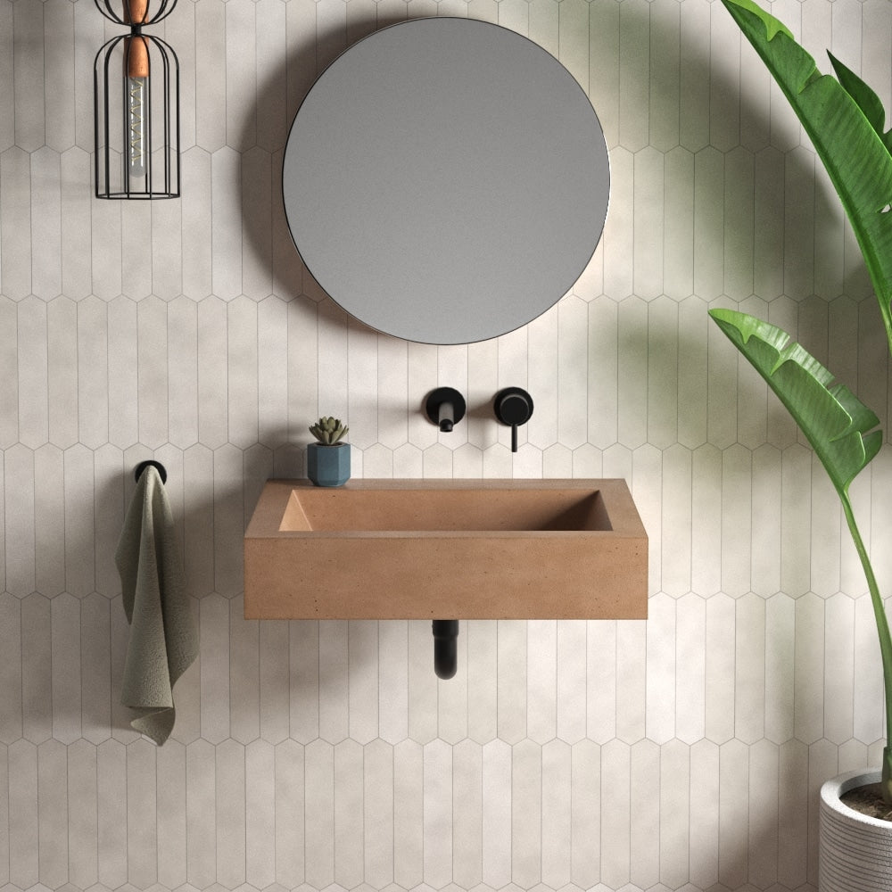 terracotta bathroom sink