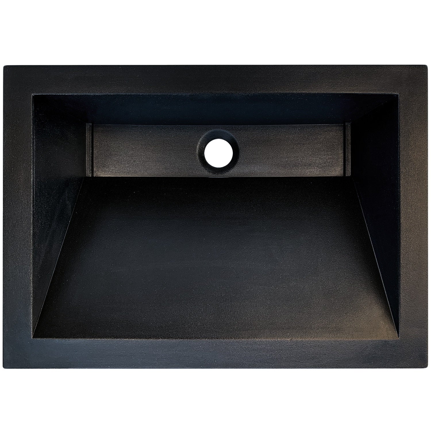 Linkasink Henry Concrete Rectangle Sloped Undermount Sink 21"