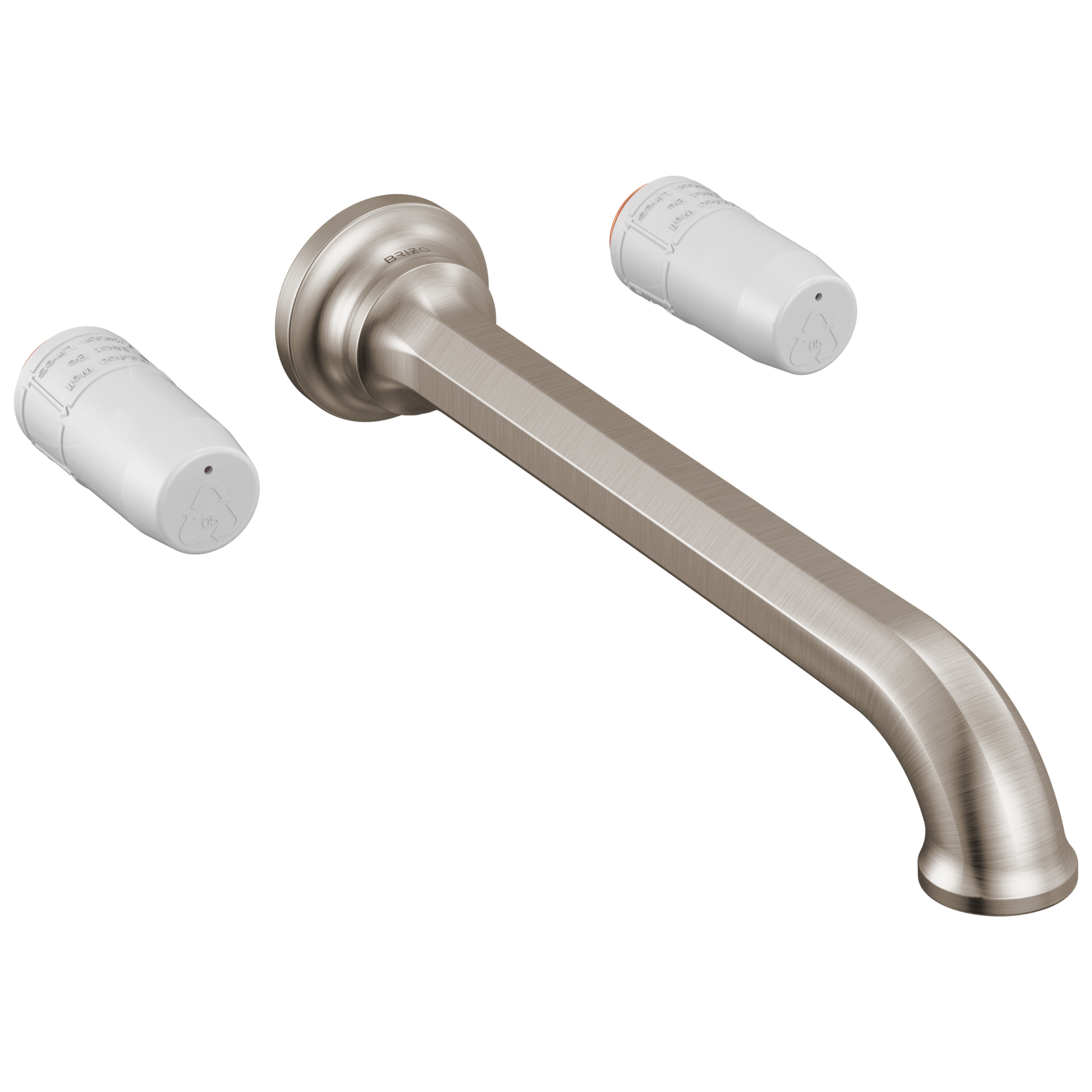 Brizo Beauclere Two Handle Wall Mount Tub Filler - Less Handles by Brizo