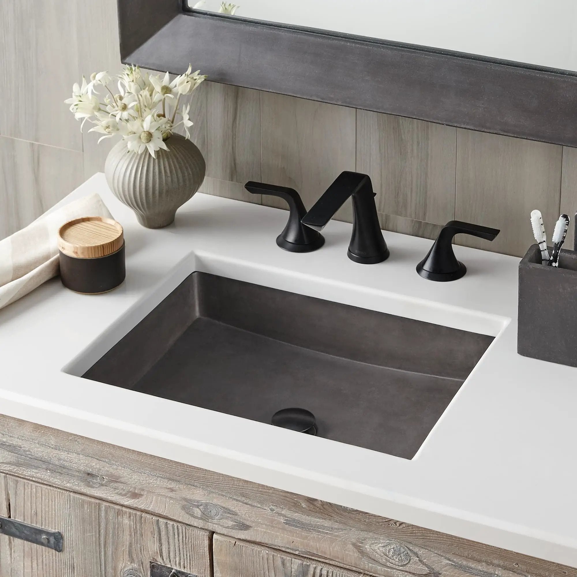 slate bathroom sink