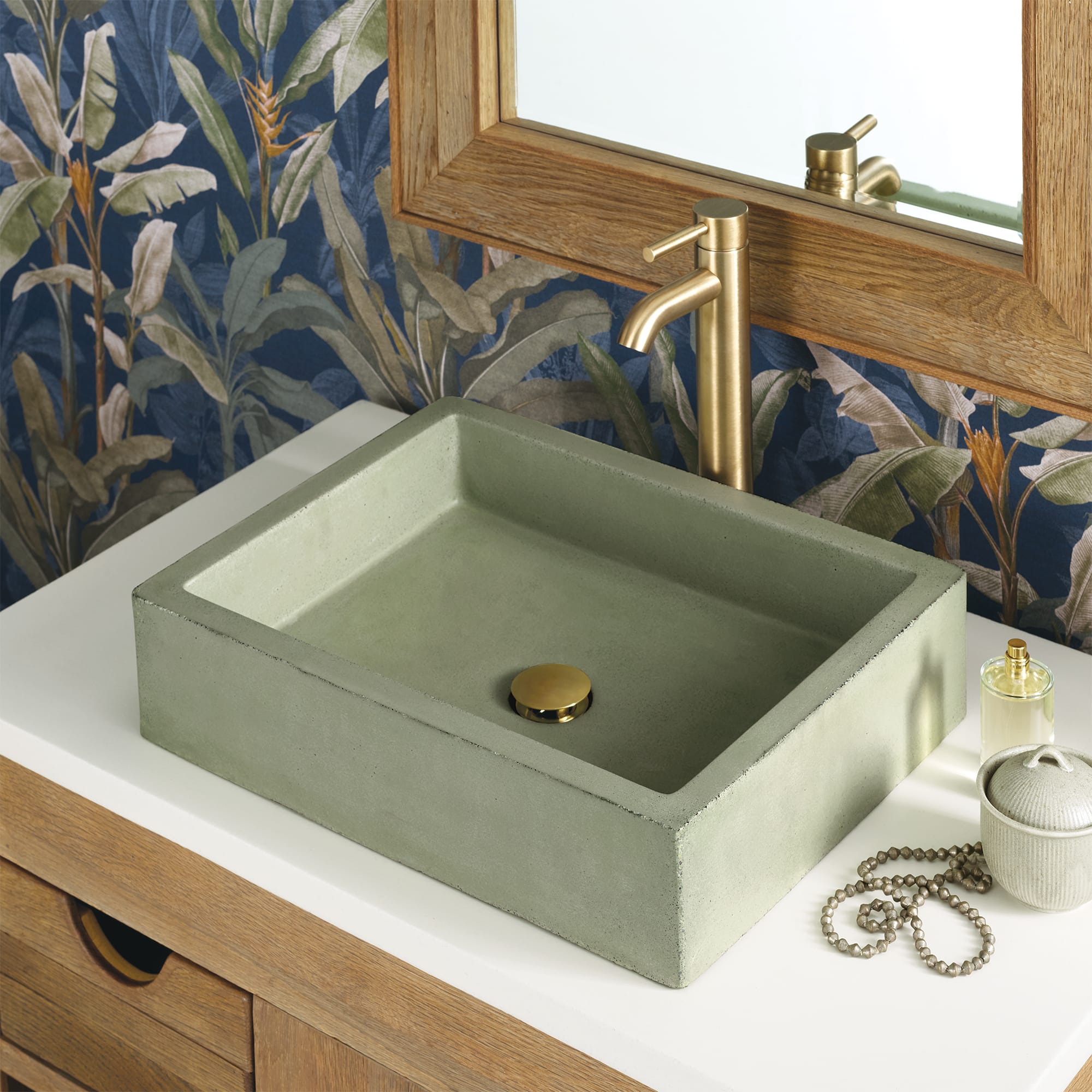 sage bathroom sink