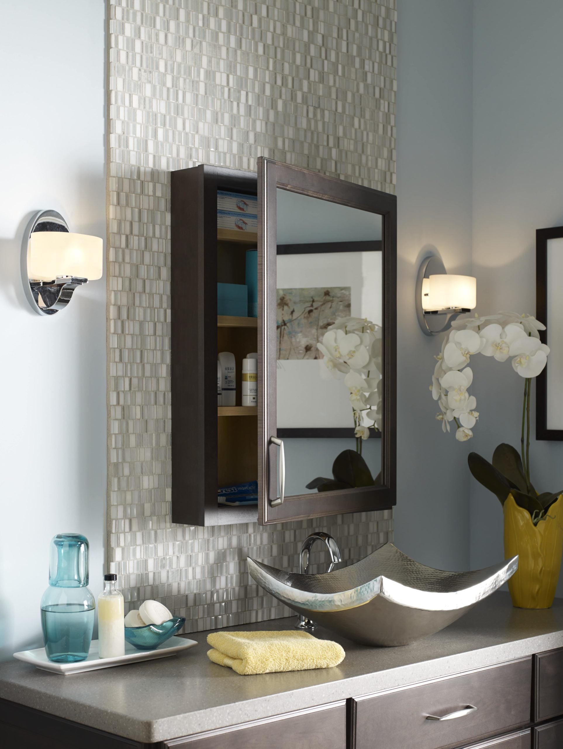 nickel hammered sink