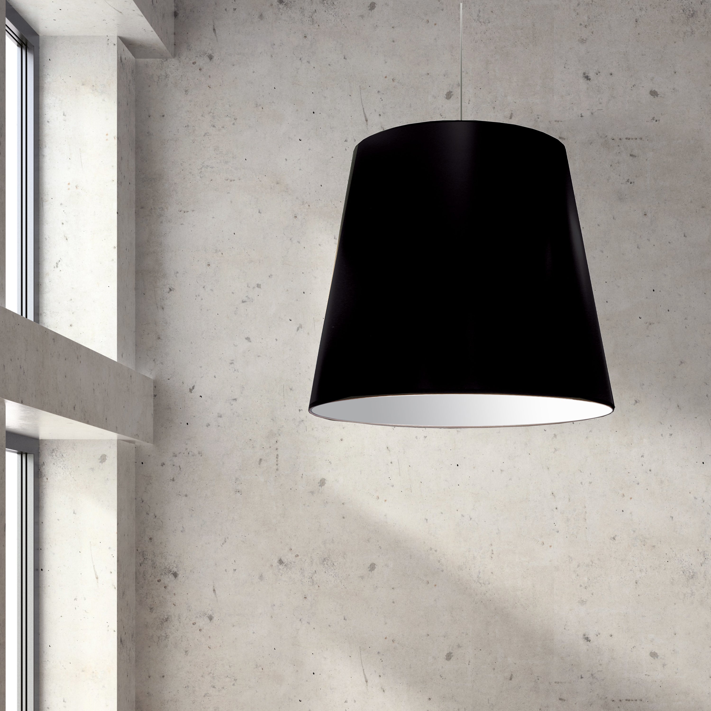 black pendant light
