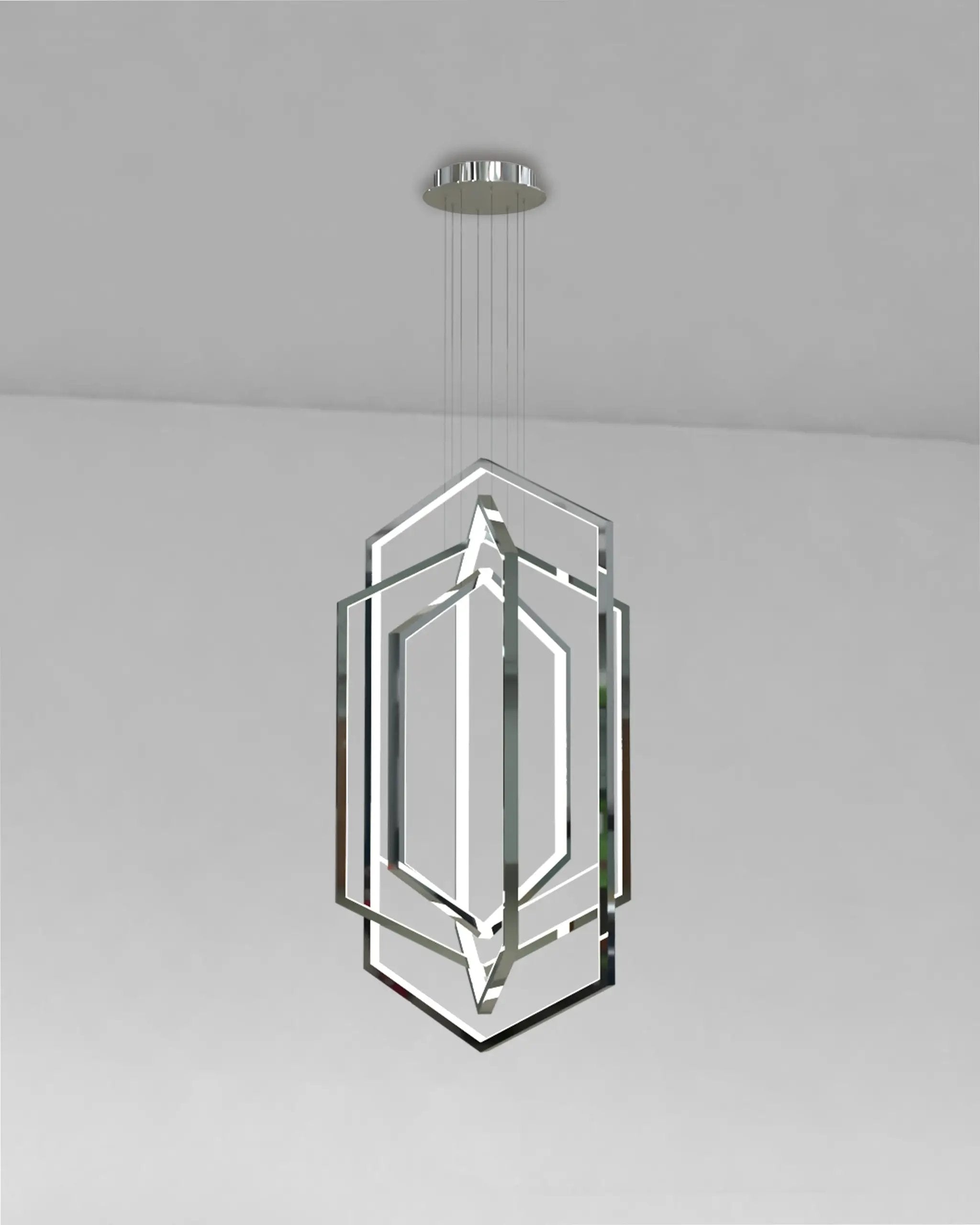chrome chandelier
