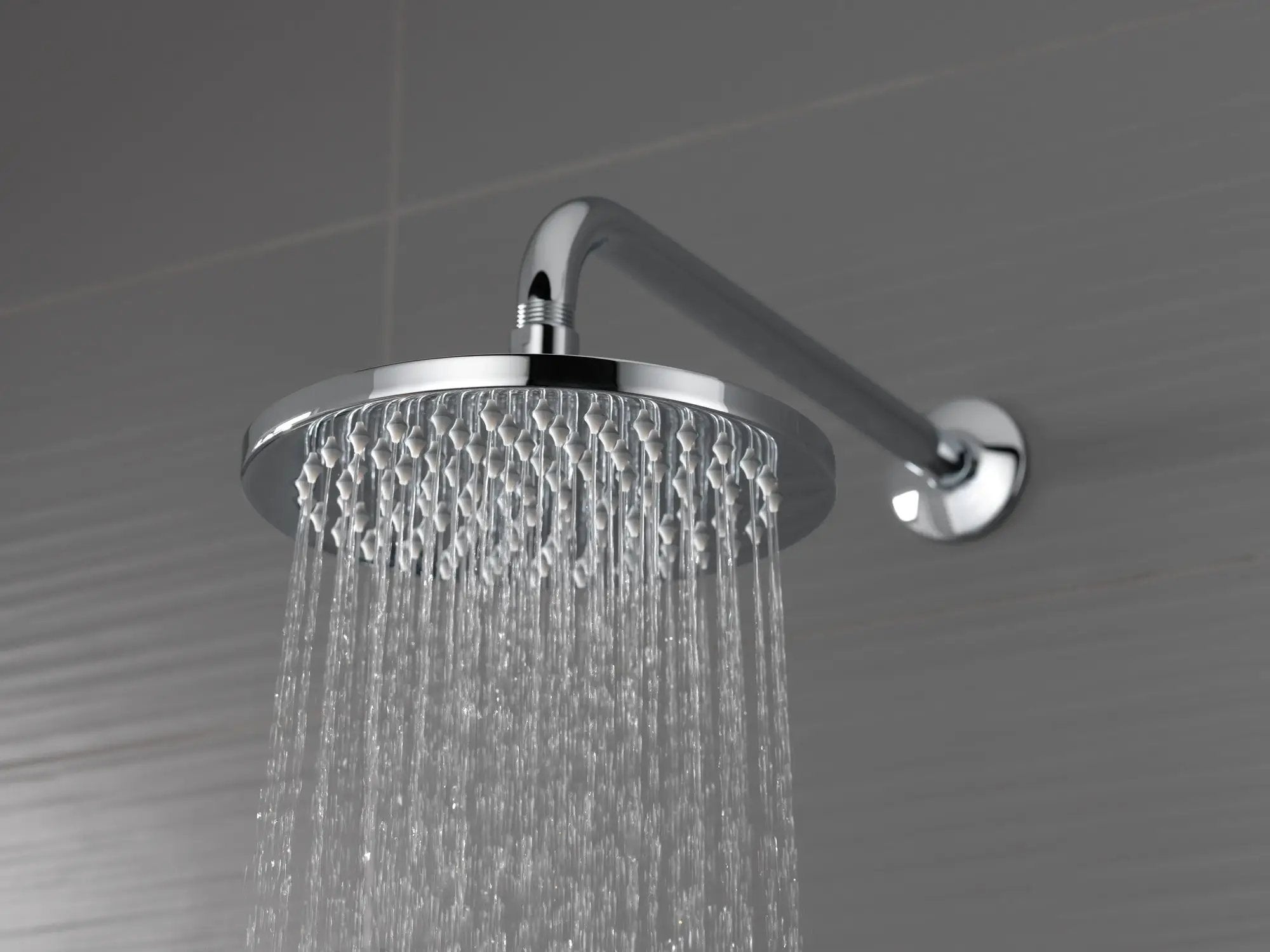 chrome shower head