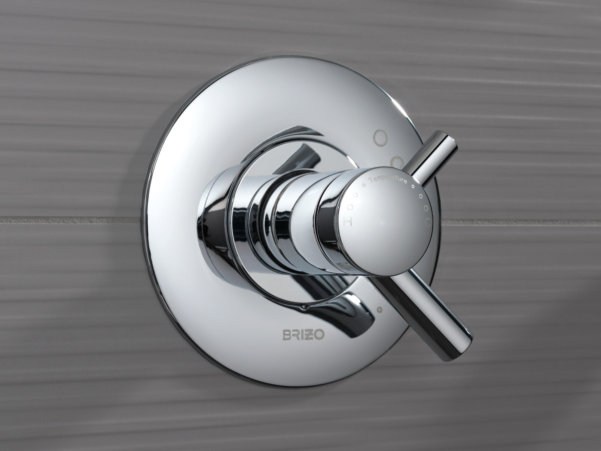 chrome thermostatic valve