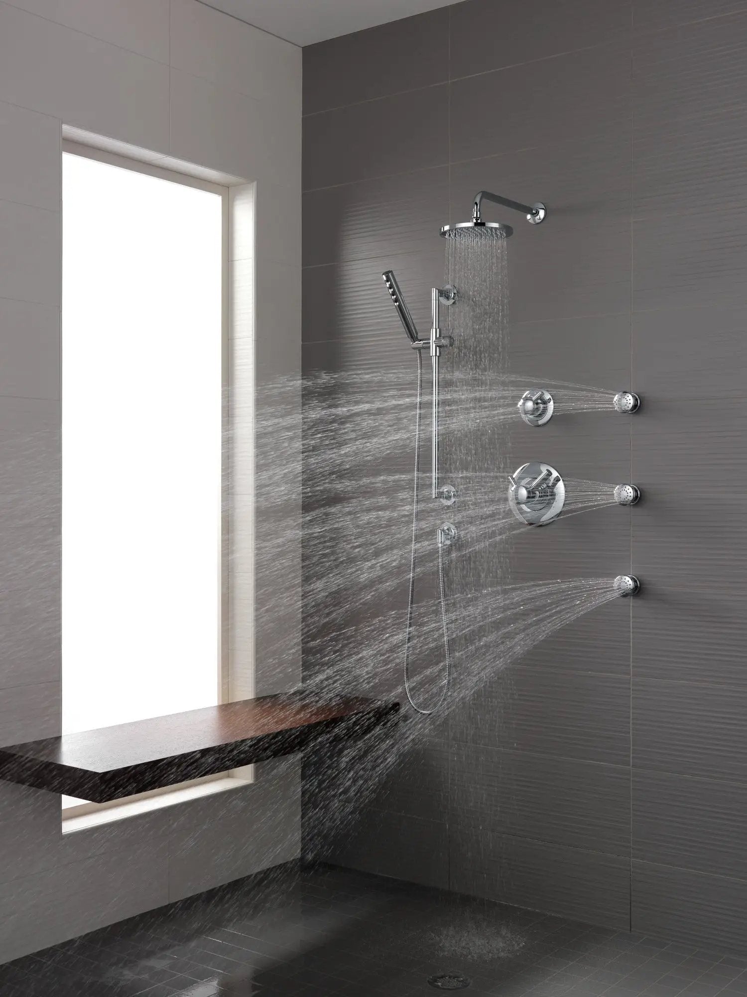 chrome handshower