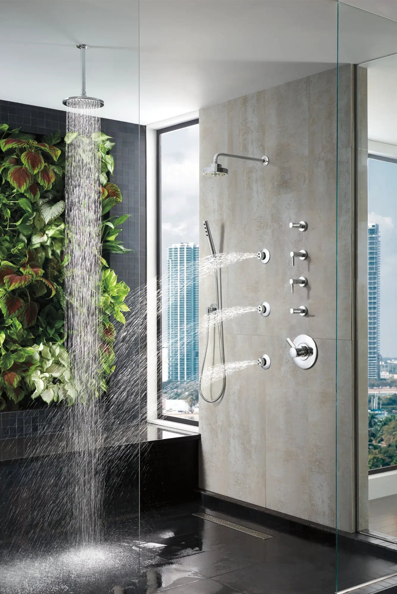 chrome lever handle