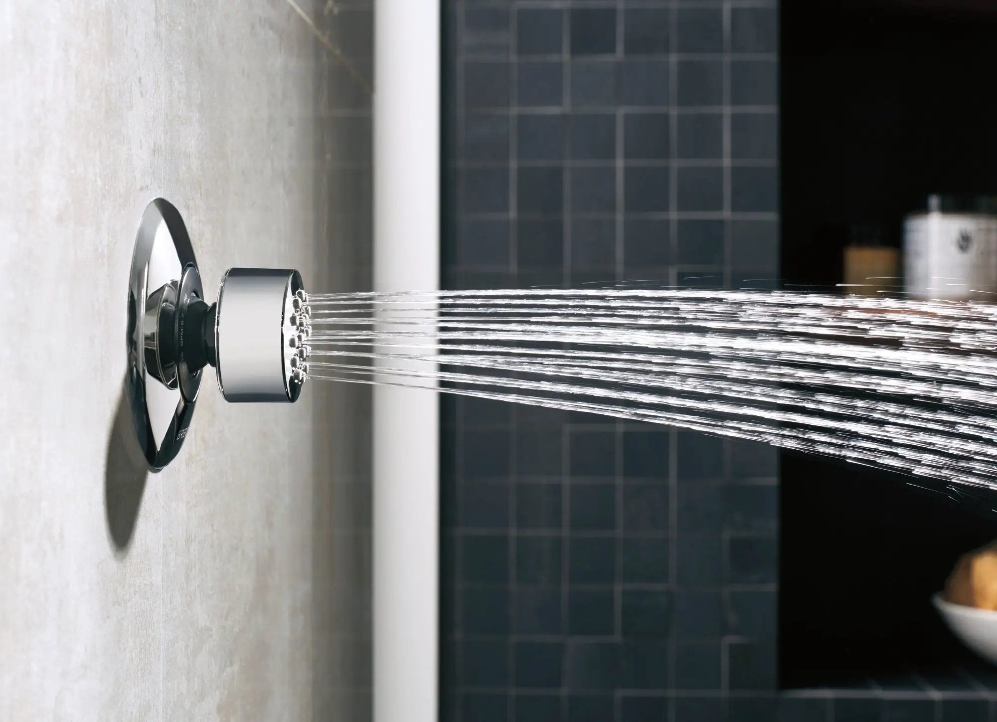 chrome spray head