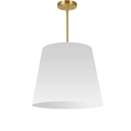 Dainolite 1 Light Oversized Drum Pendant by Dainolite