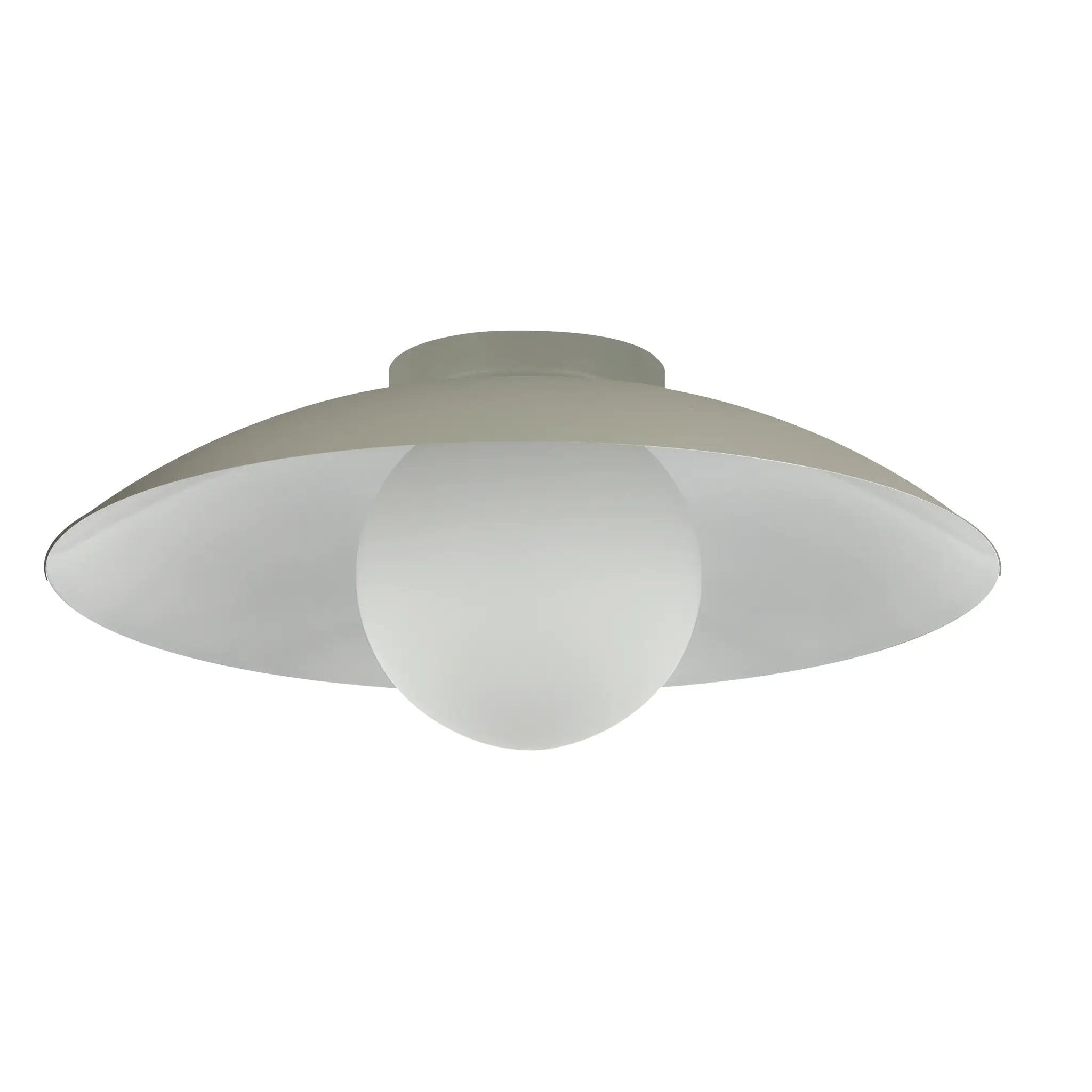 Dainolite 1 Light Flush Mount with Opal Glass by Dainolite