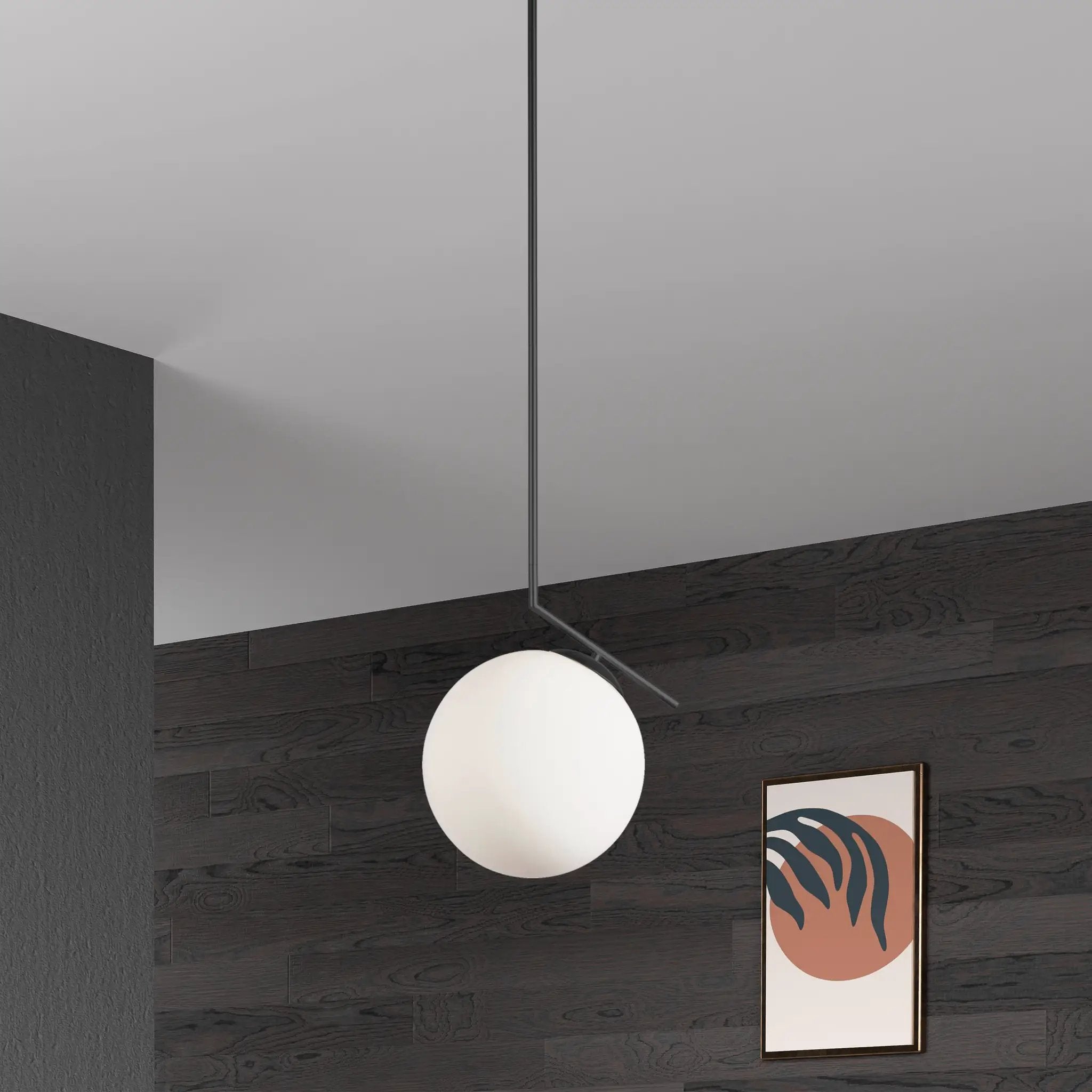 matte black pendants