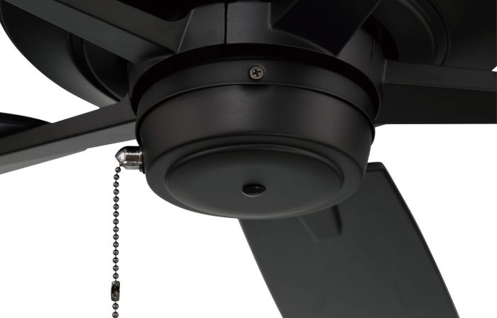 flat black ceiling fans