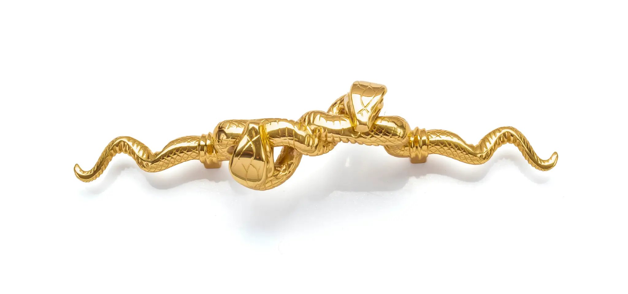 satin brass pull