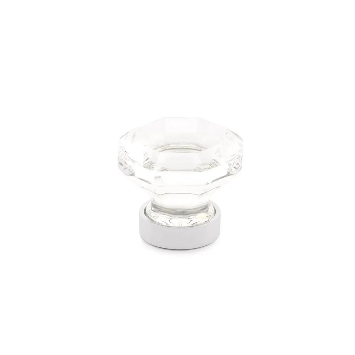 polished chrome cabinet knob
