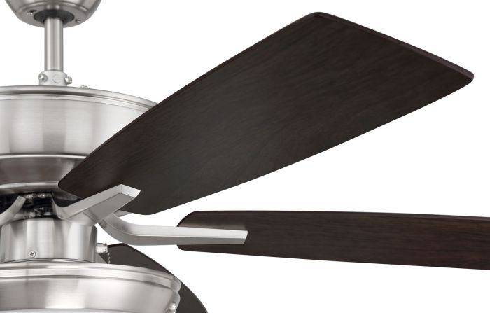 brushed polished nickel ceiling fans