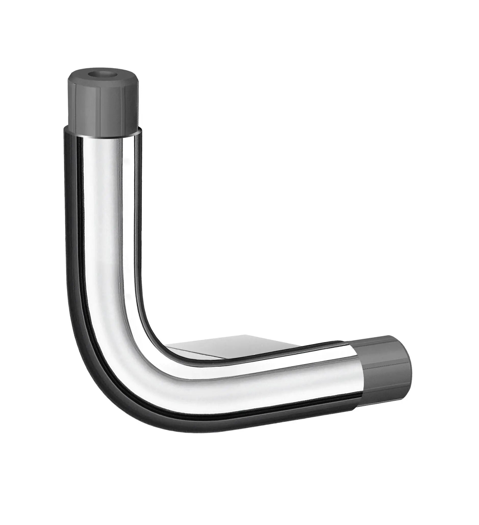 chromed grab bar