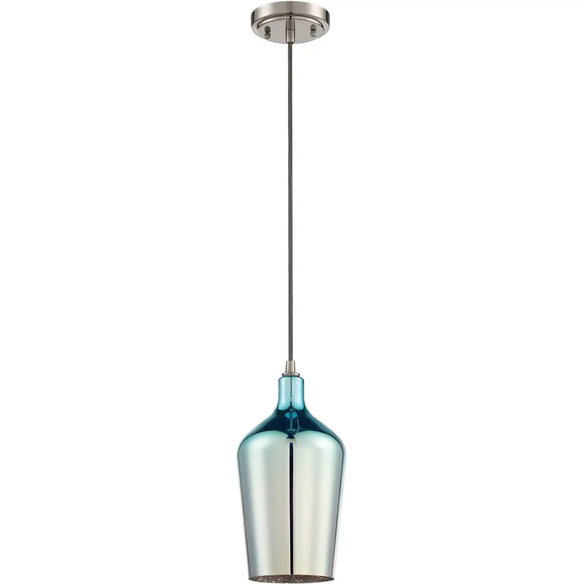 brushed polished nickel pendants