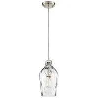 brushed polished nickel pendants