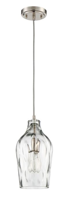 Craftmade 6.63" 1 Light Mini Pendant - Brushed Polished Nickel