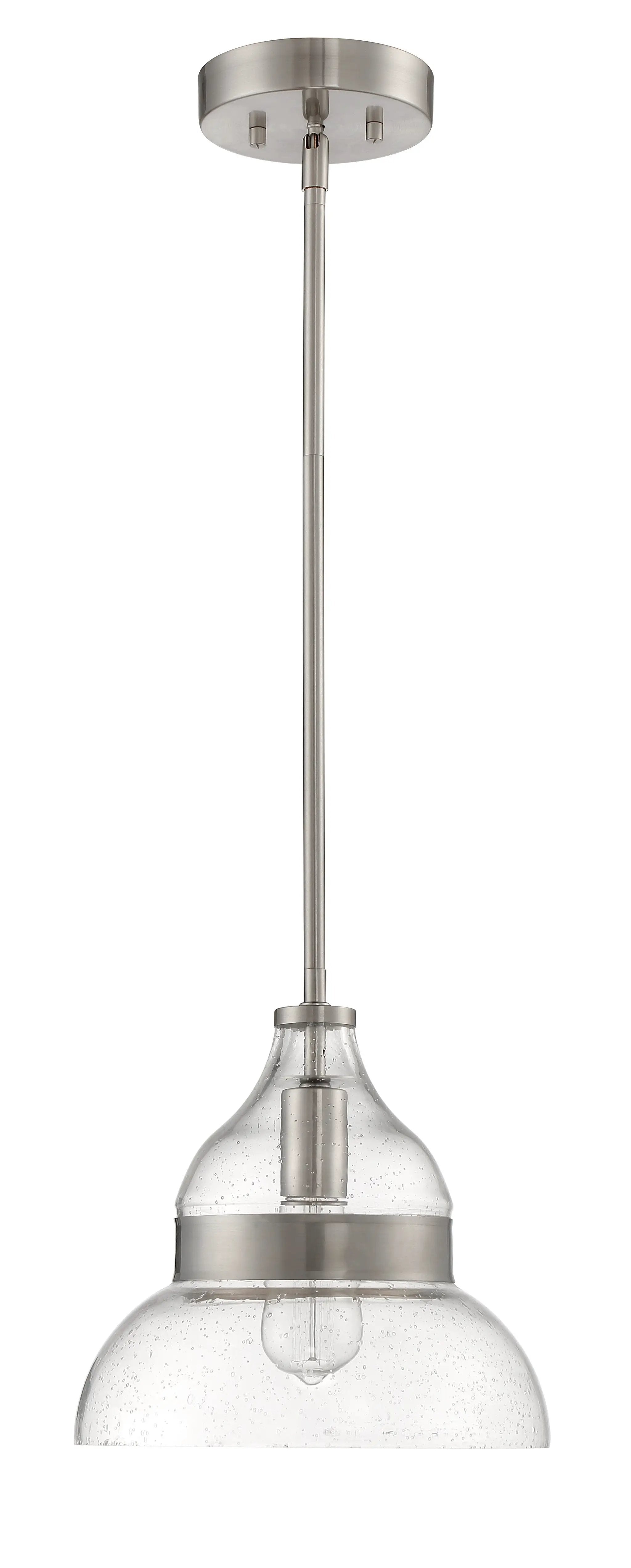 brushed polished nickel pendants