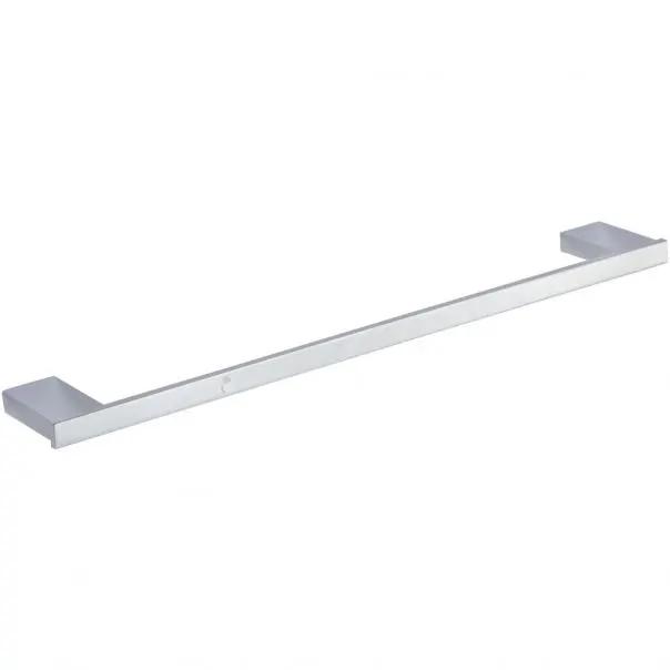 polished chrome towel bar