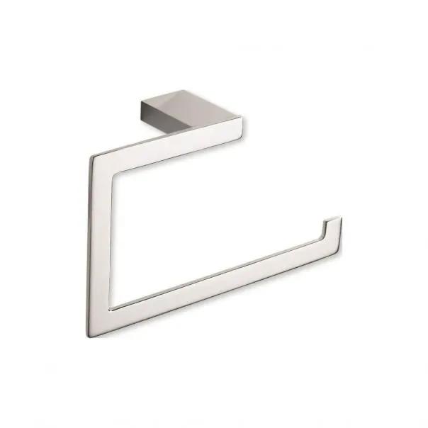 polished chrome towel ring