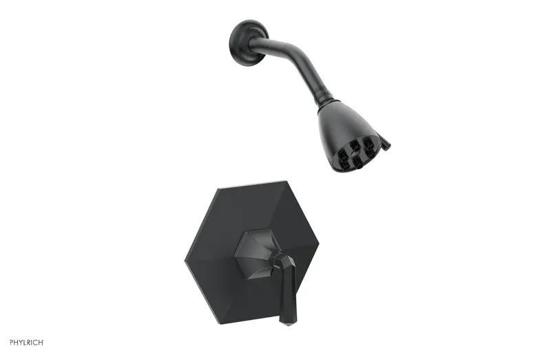 Phylrich LE VERRE & LA CROSSE Pressure Balance Shower Set - Lever Handle by Phylrich
