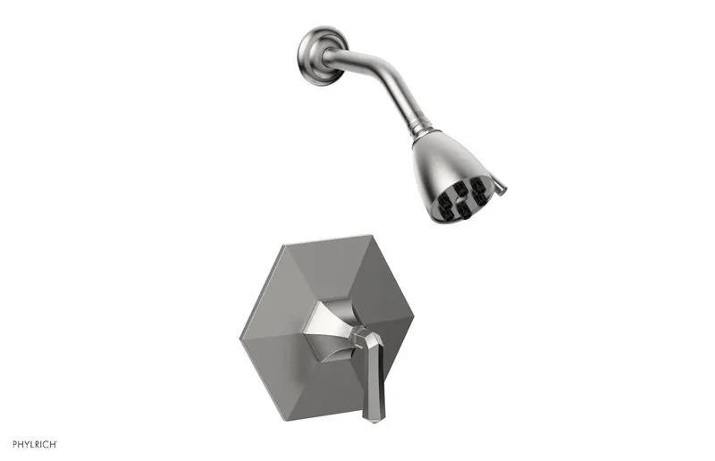 Phylrich LE VERRE & LA CROSSE Pressure Balance Shower Set - Lever Handle by Phylrich