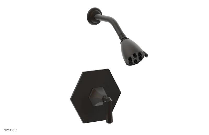Phylrich LE VERRE & LA CROSSE Pressure Balance Shower Set - Lever Handle by Phylrich