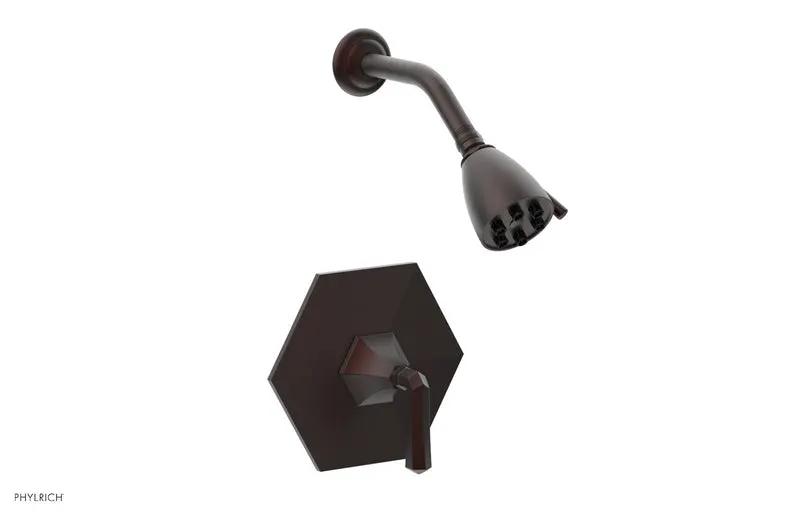 Phylrich LE VERRE & LA CROSSE Pressure Balance Shower Set - Lever Handle by Phylrich