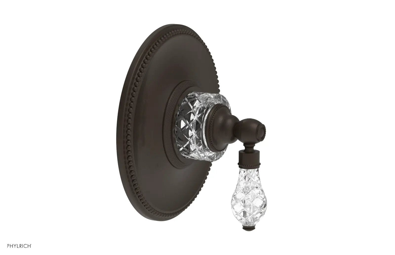 Phylrich REGENT CUT CRYSTAL 1/2" Thermostatic Shower Trim by Phylrich