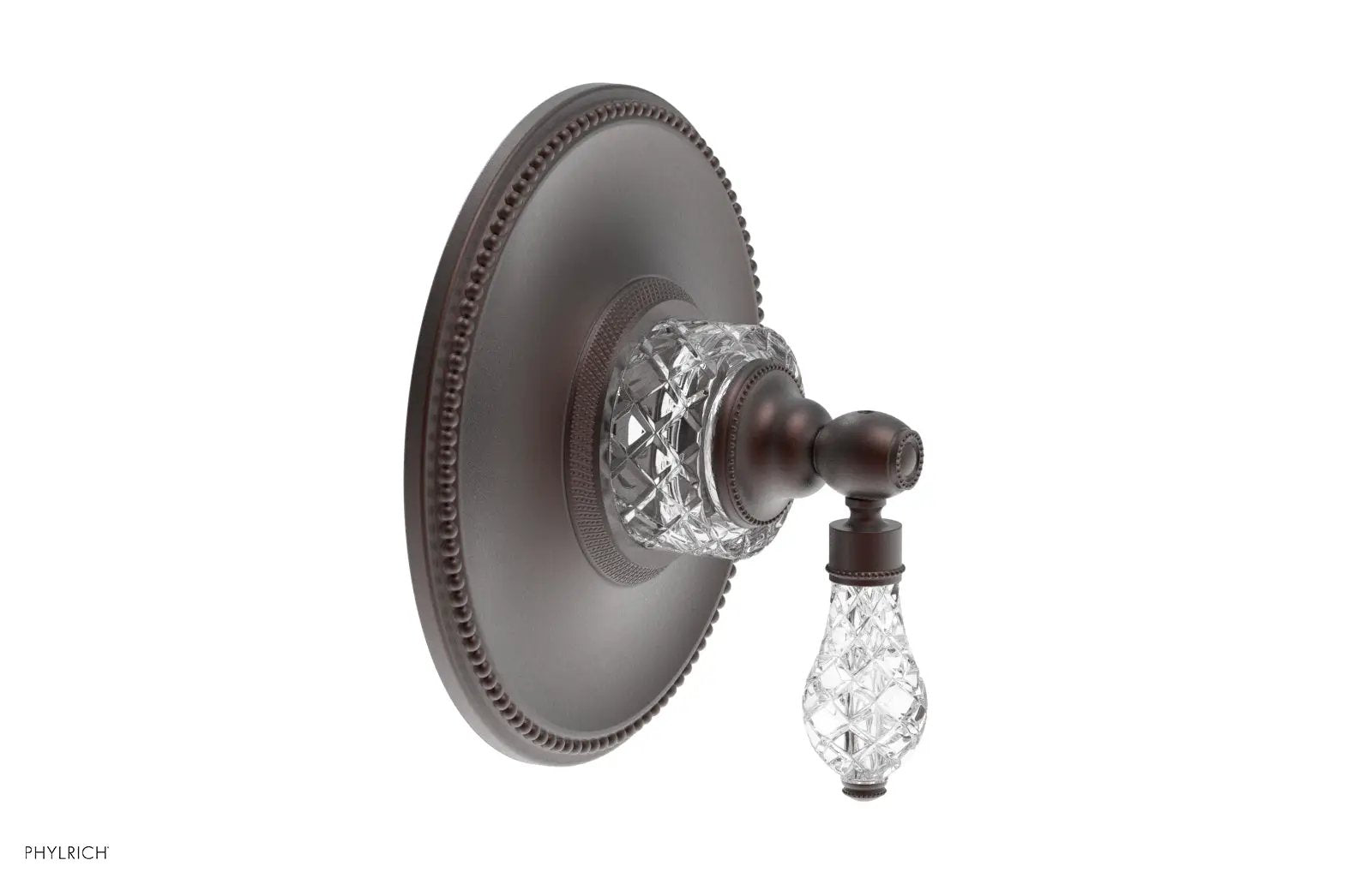 Phylrich REGENT CUT CRYSTAL 1/2" Thermostatic Shower Trim by Phylrich