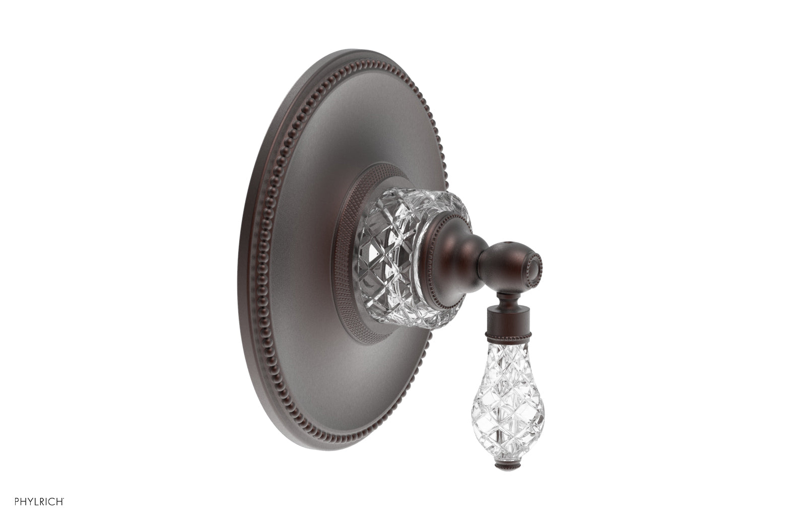 Phylrich REGENT CUT CRYSTAL Pressure Balance Shower Plate & Handle Trim by Phylrich