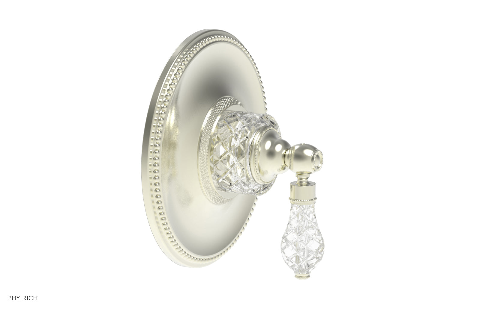 Phylrich REGENT CUT CRYSTAL Pressure Balance Shower Plate & Handle Trim by Phylrich
